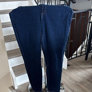 Classic Navy Skinny Tall Jeans with Stretch